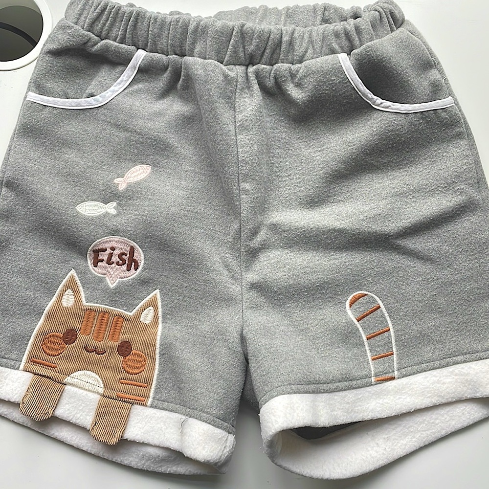 Kawaii Cat Soft Shorts